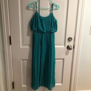 Teal Maxi Dress for summer